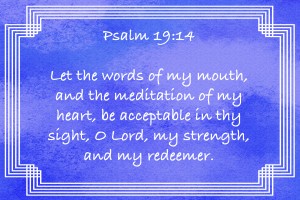 Psalm 19 14 2BL